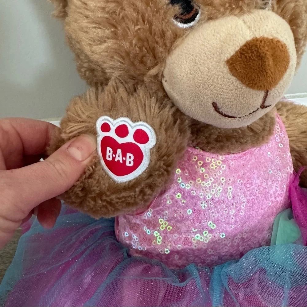 Build-A-Bear BallerinaSequins Dress - Happy Birthday Edition w/Lights Teddy Bear